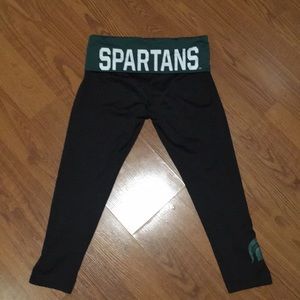 Michigan State Spartan leggings